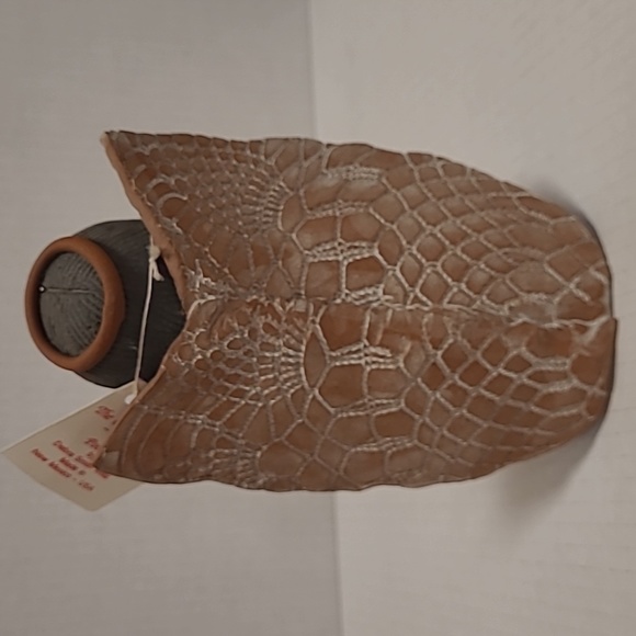 Handmade Signed Red Clay New Mexico Indian Angel by Debra Smith Wills - Picture 6 of 16